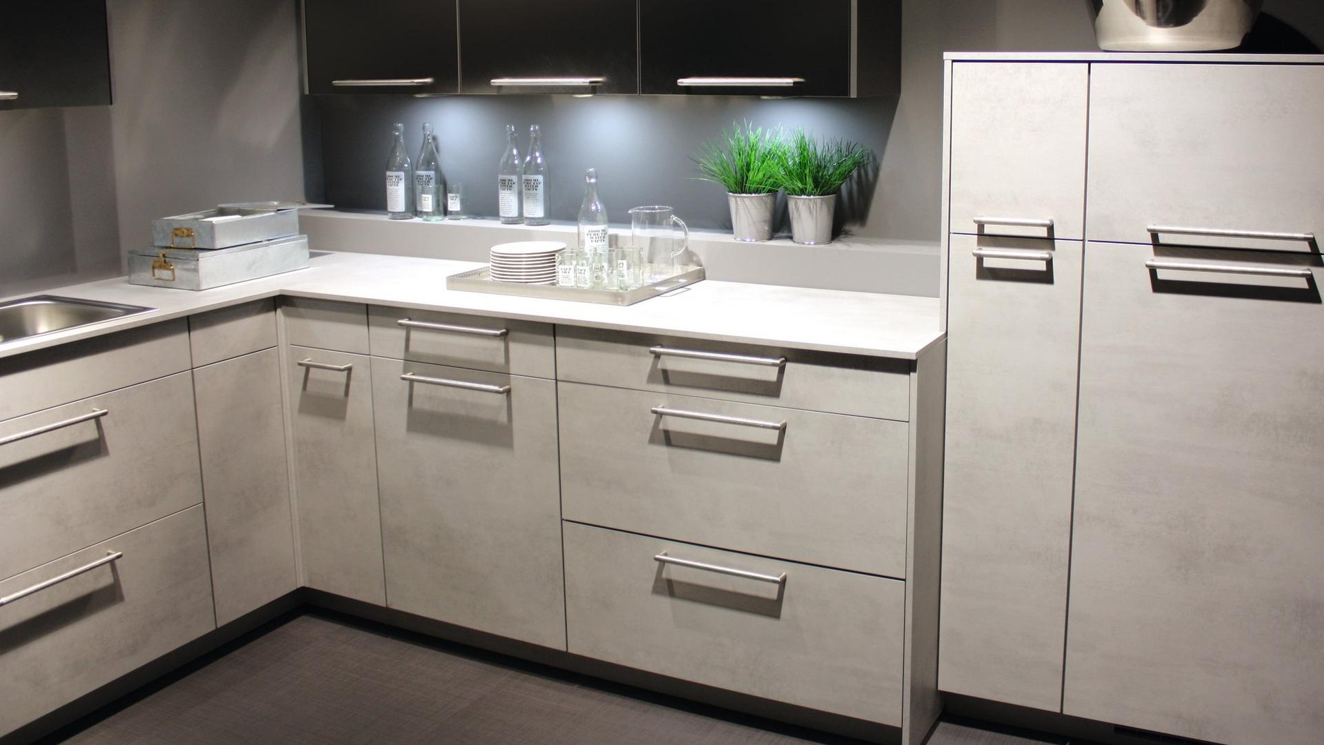 Double Side Concrete Art White