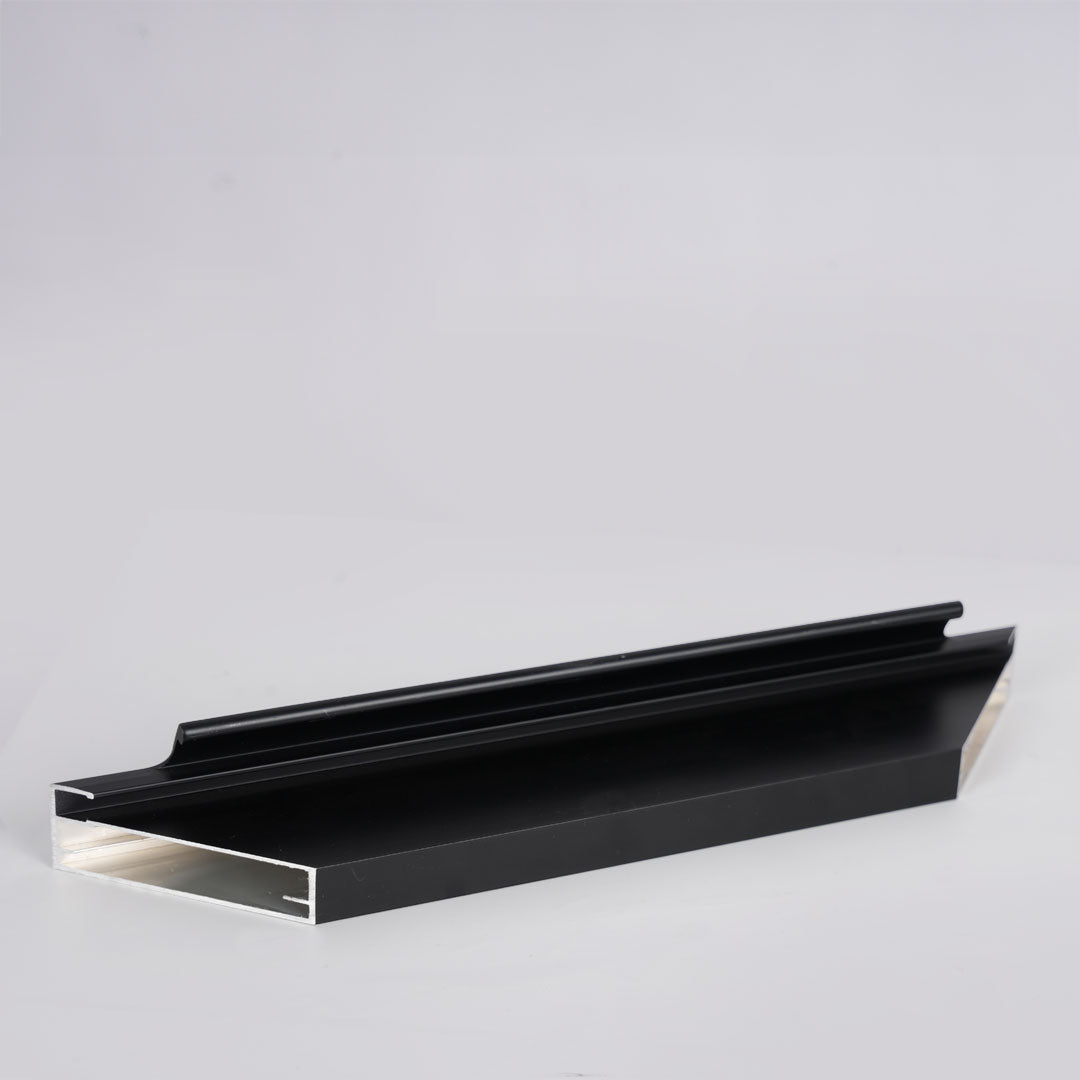 Aluminum Profile Glass Door With Middle Hand