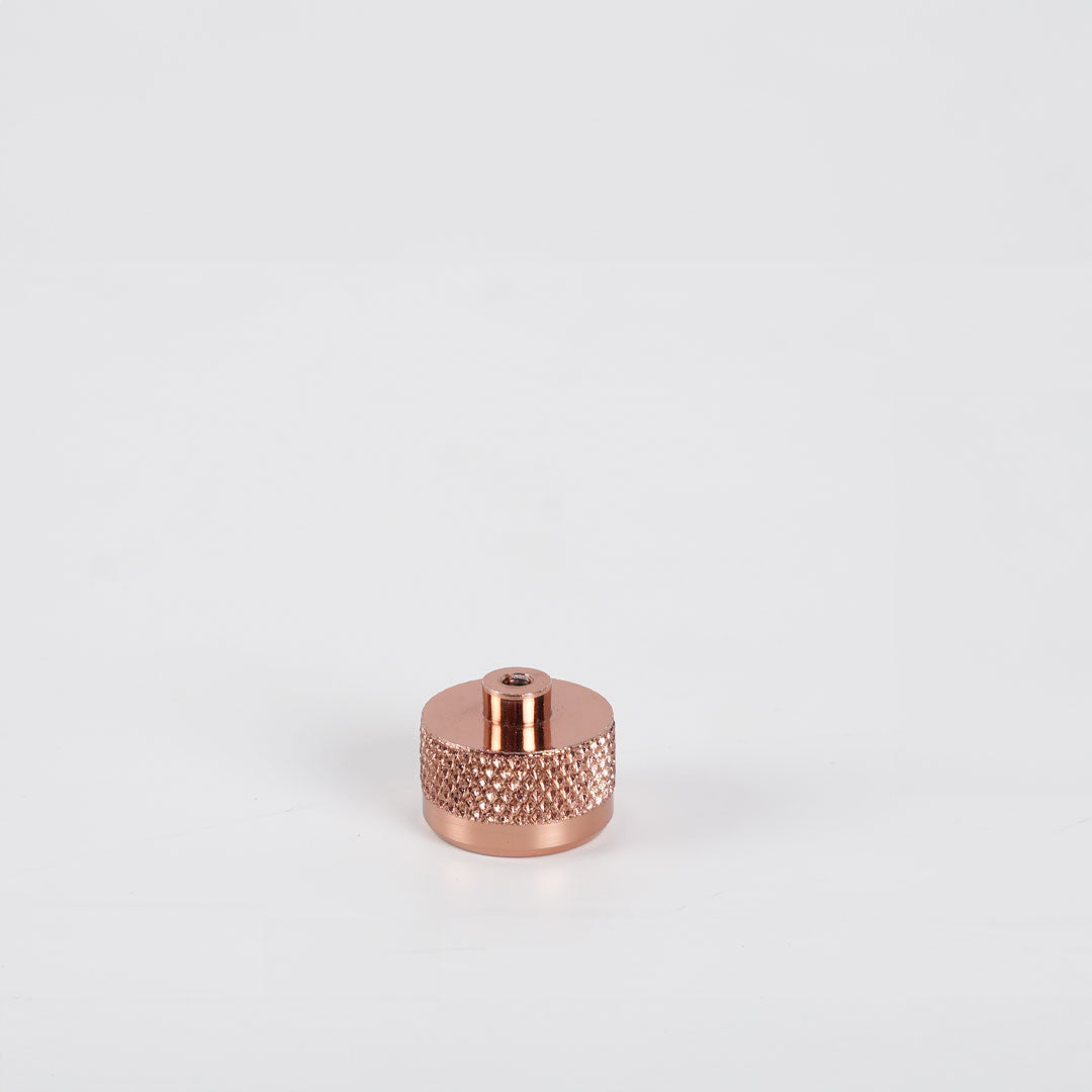Rose Knurled Knob