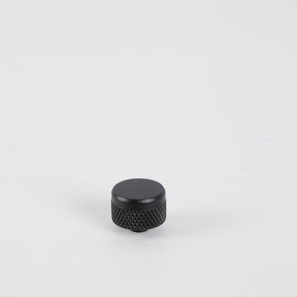 Matt Black Knurled Knob