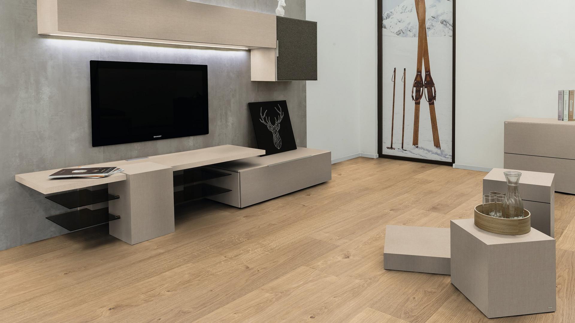 Double Side Textile Lino Crema